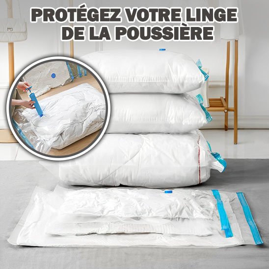 Sac de compression voyage sans aspirateur